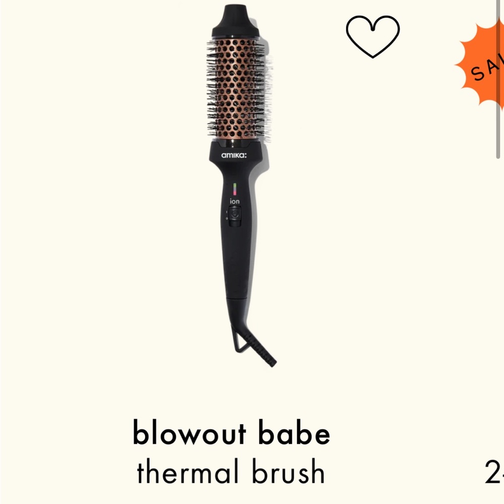 Amika blowout babe thermal brush - barely used